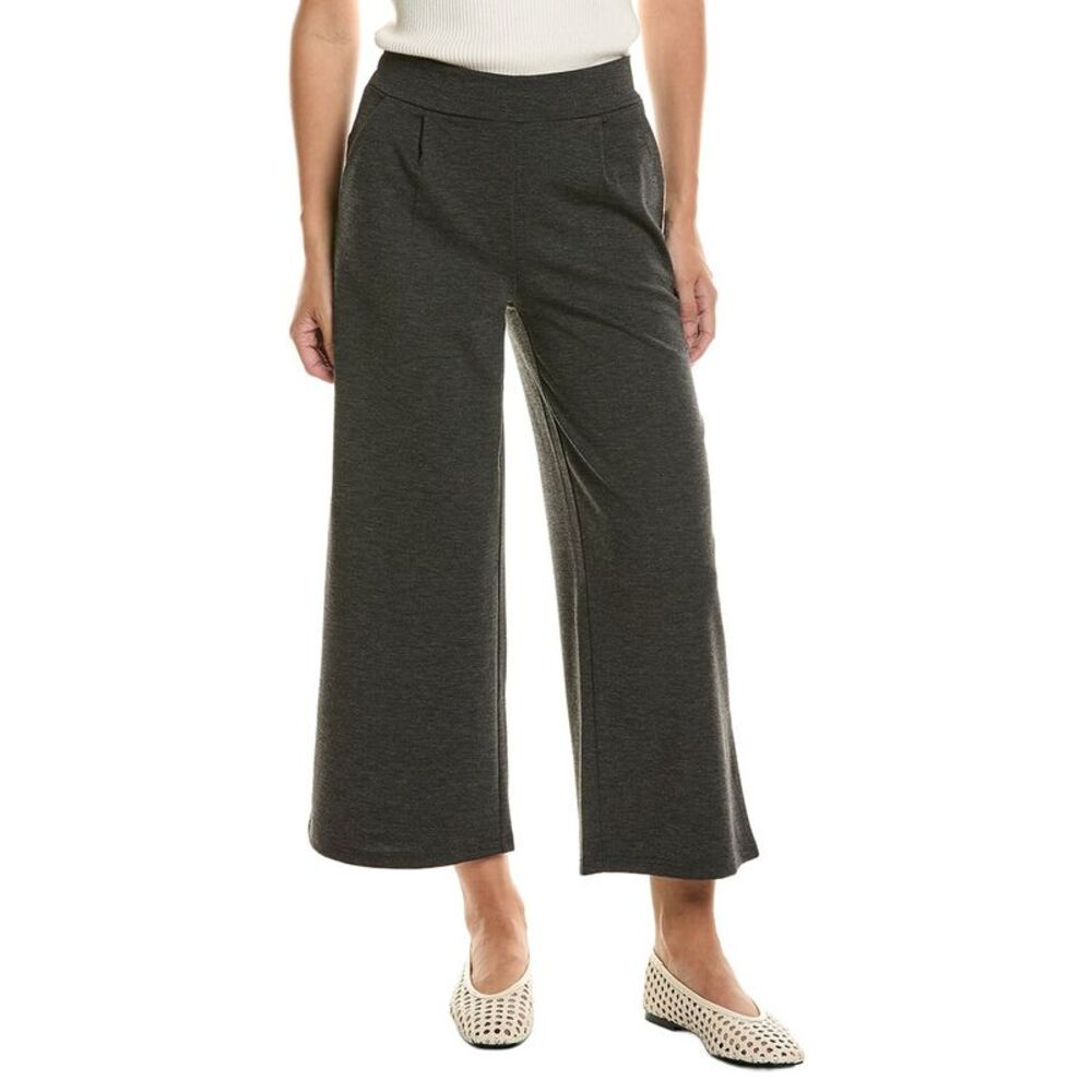 Ichi Womens Ihkate Sus Wide Leg Pant, Gray